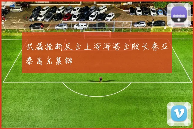 武磊抢断反击上海海港击败长春亚泰高光集锦