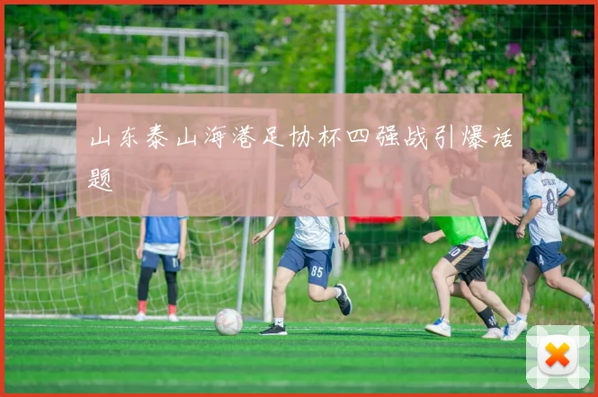山东泰山海港足协杯四强战引爆话题